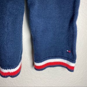 Tommy Hilfiger jeweled navy sweater
